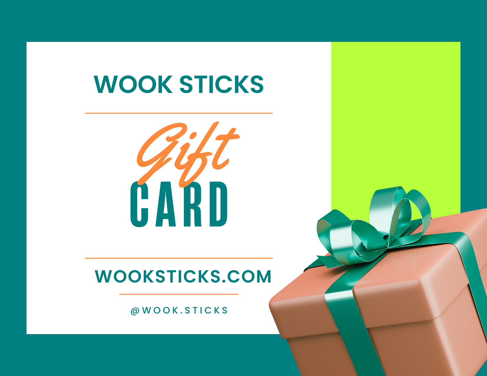 Wook Sticks Gift Card